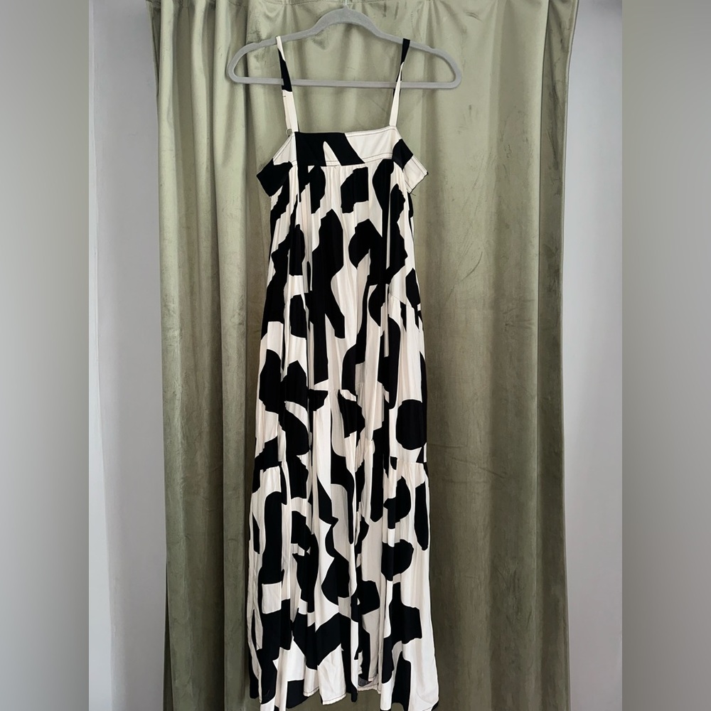 Black and White Maxi Dress